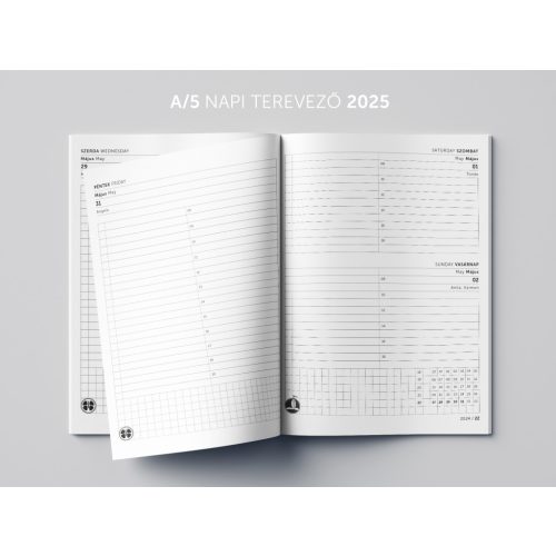 A/5 napi tervező belív 2025 (450)